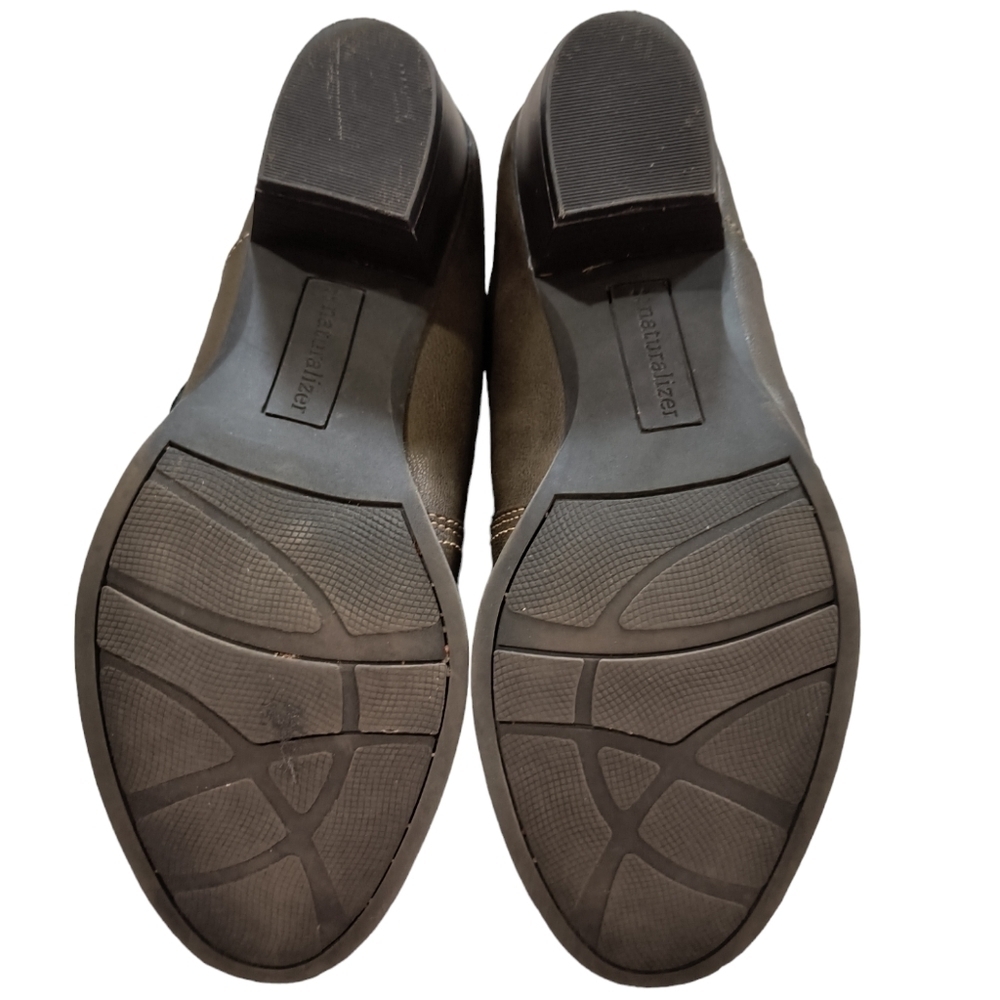 Naturalizer Kaz Round Toe Brown Slip On Loafer Size 7.5 - Picture 7 of 9